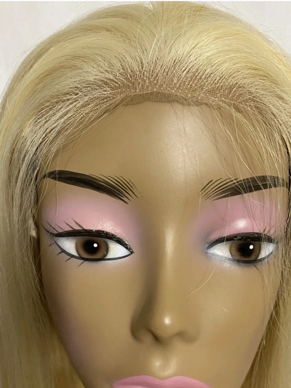 Blonde Straight Short Lace Front Wig Human Hair 12” 6x5 HD 200% Density Dome Cap